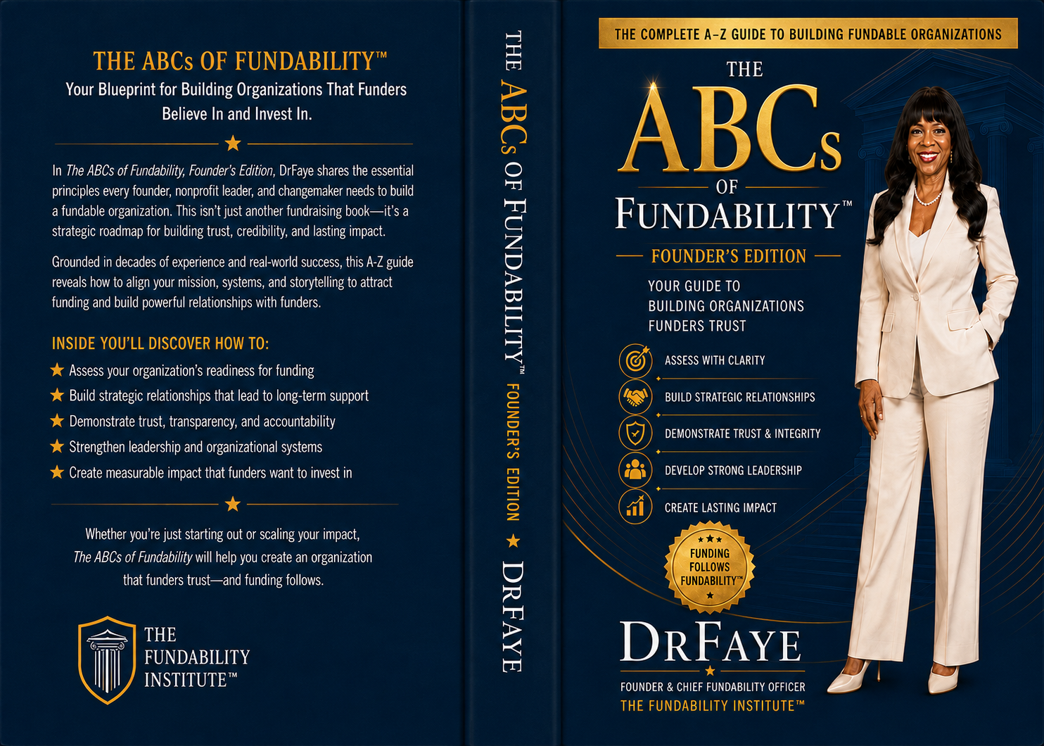 The ABCs of Fundability, Founder's Edition — hardcover book cover